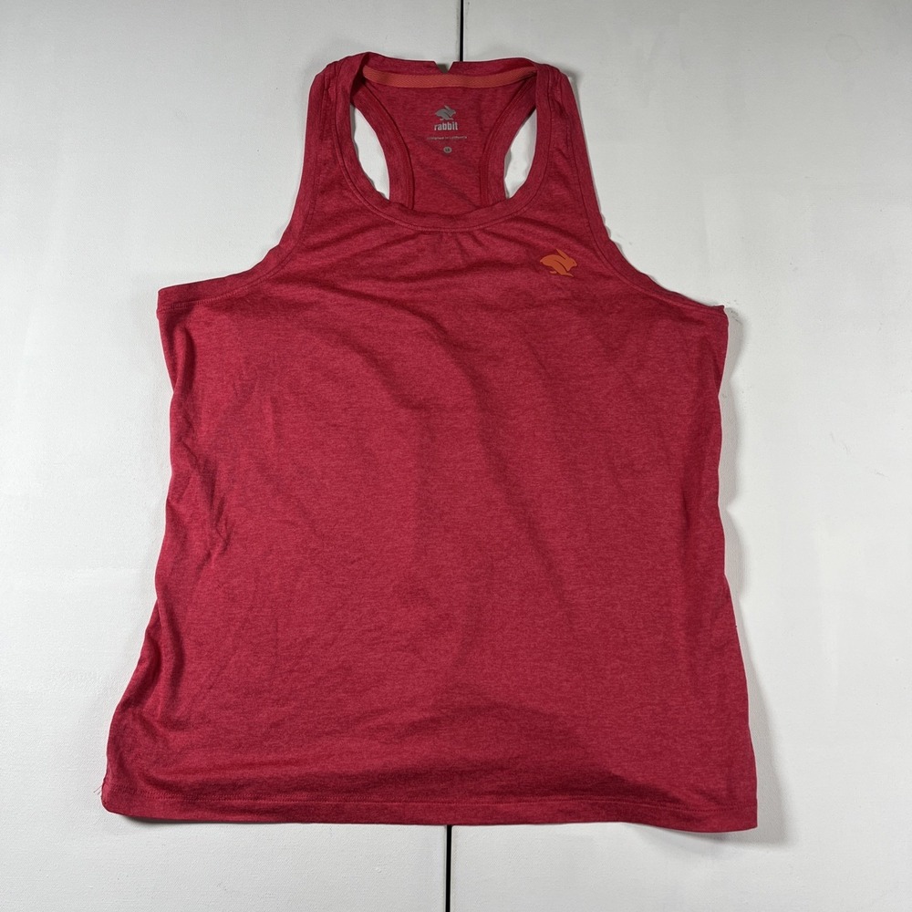 Rabbit Running EZ Tank Top Raspberry Pink Trail Racerback Running Womens L